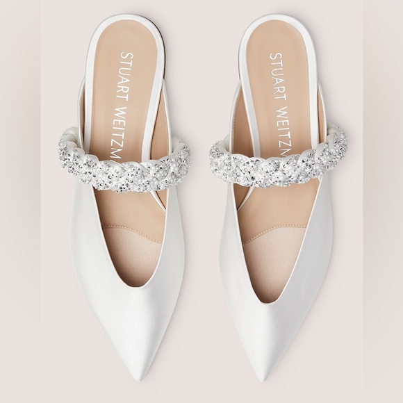 ROYALE PEARL BRAIDA FLAT | Stuart Weitzman - Picture 3 of 12